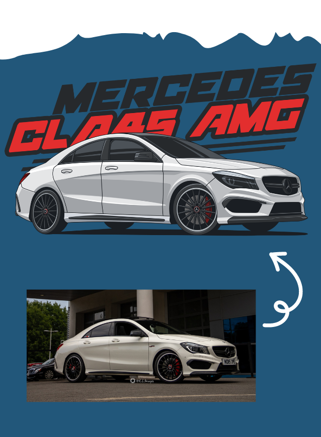 Revved Illustrations - Custom Car Illustrations for Car Enthusiasts