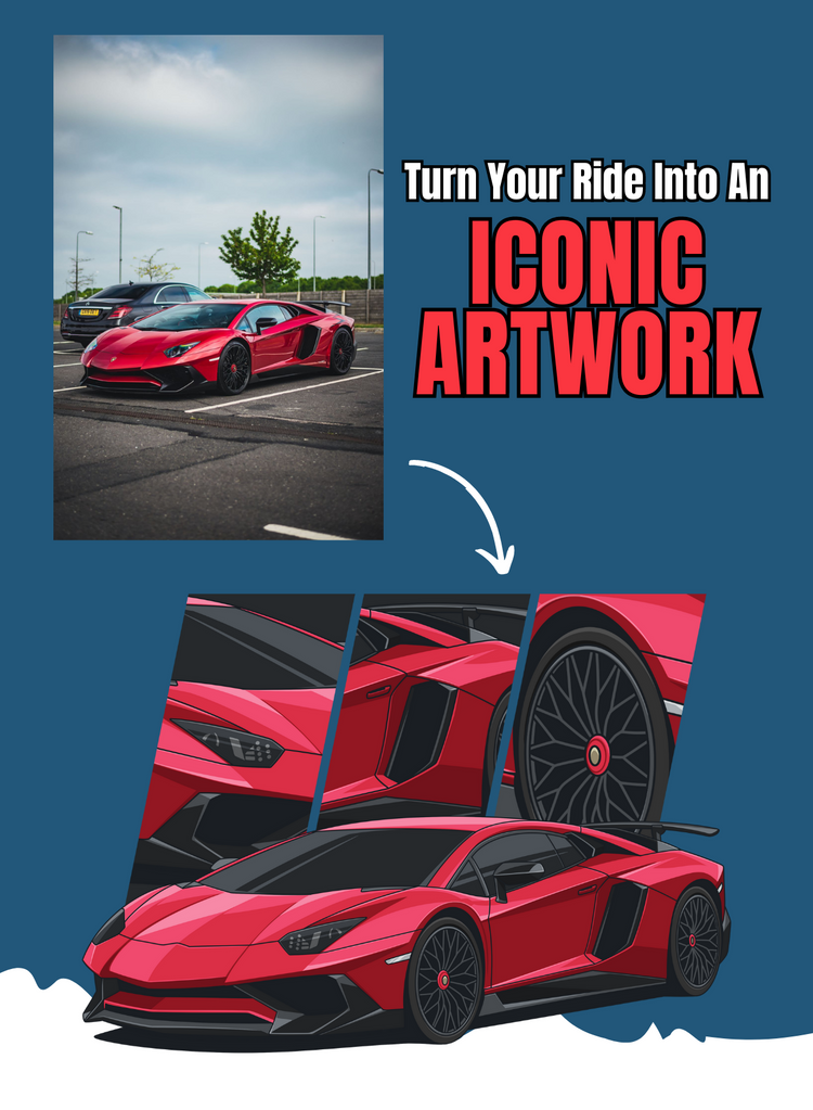 Revved Illustrations - Custom Car Illustrations for Car Enthusiasts